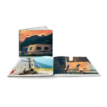 40 σελίδες Lay-Flat Σκληρό εξώφυλλο 20Χ30 Οριζόντιο Photobook, ΔΩΡΕΑΝ Η ΑΠΟΣΤΟΛΗ