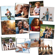 12 x Photo Tiles 20 x 20cm (8 x 8in) συμπ. παράδοσης
